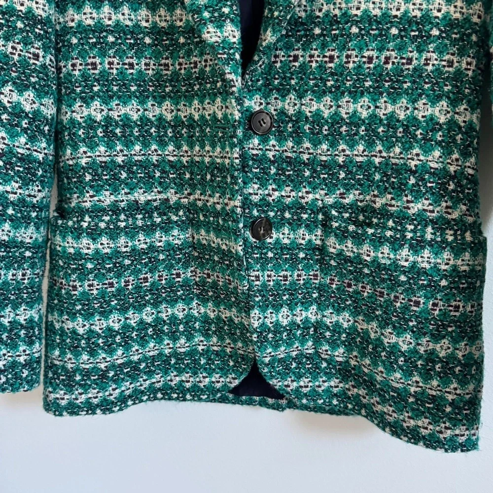 NEW J CREW Collection Blazer Size 0 Nalya Tweed NWOT